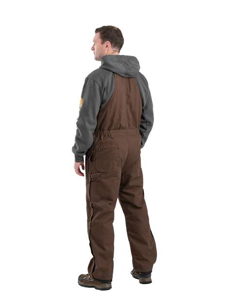 Men's Heartland Insulated Washed Duck Bib Overall