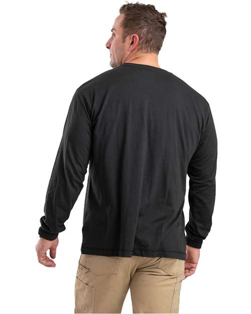 Men's Tall Performance Long Sleeve Pocket T-Shirt