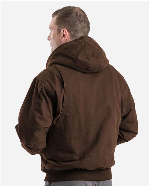 Men's Highland Flex180® Washed Duck Hooded Work Jacket
