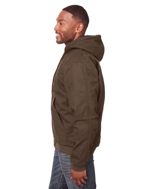 Men's Heartland Washed Cotton Duck Hooded Jacket