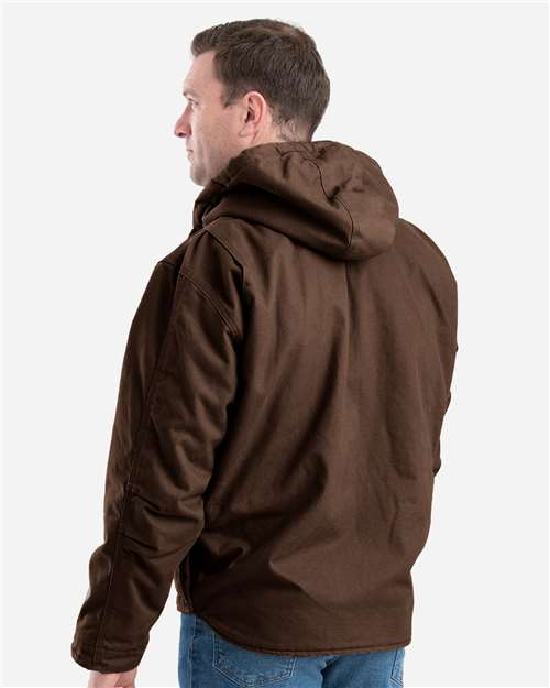 Men's Heartland Washed Duck Hooded Work Coat