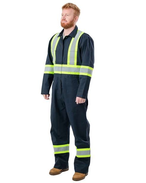 Men's Safety Striped Unlined Coverall