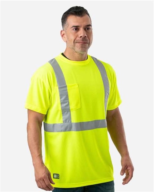 Men's Tall Hi-Vis Class 2 Performance T-Shirt