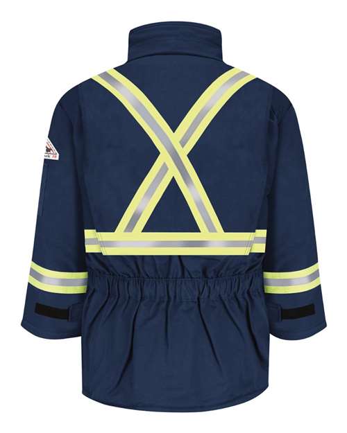 Men's Deluxe Parka With Reflective Trim - EXCEL FR® ComforTouch