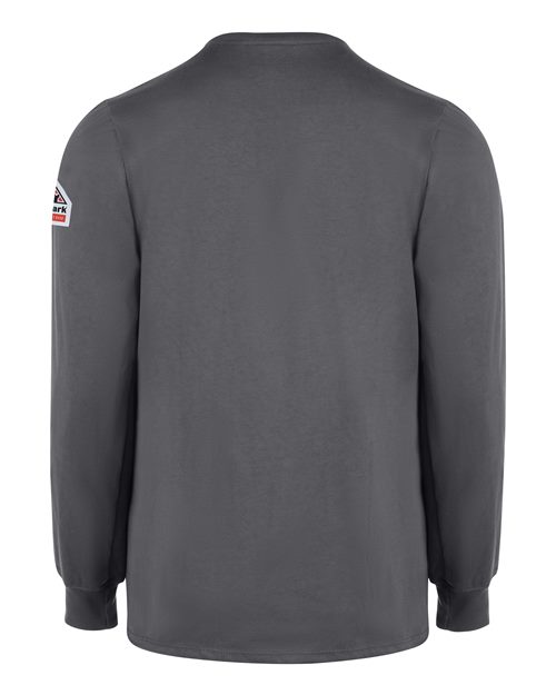 Men's Long Sleeve Tagless Henley Shirt
