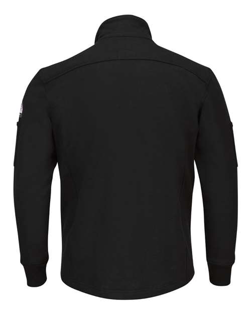 Men's Tall Zip Front Fleece Jacket-Cotton /Spandex Blend