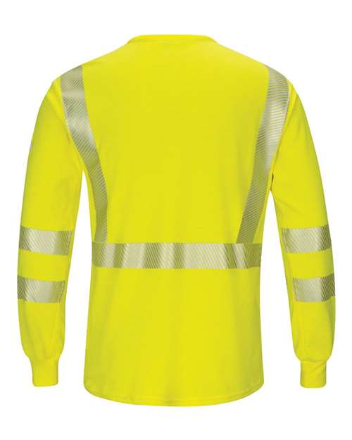 Men's Tall Hi-Visibility Lightweight Long Sleeve T-Shirt