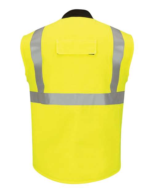 Men's Hi Vis Insulated Vest with Reflective Trim - CoolTouch®2