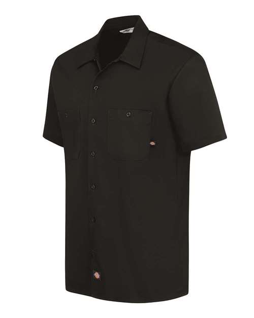 Men's Industrial Short Sleeve Cotton Work Shirt