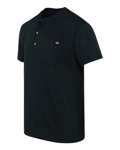 Men's Tall Heavyweight Traditional Short Sleeve Henley