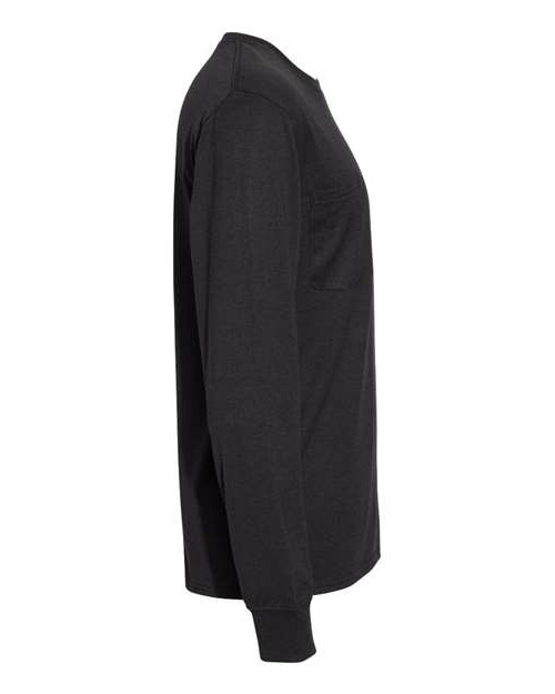 Unisex Workwear Long Sleeve Pocket T-Shirt