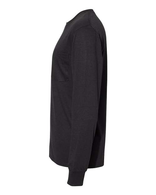 Unisex Workwear Long Sleeve Pocket T-Shirt