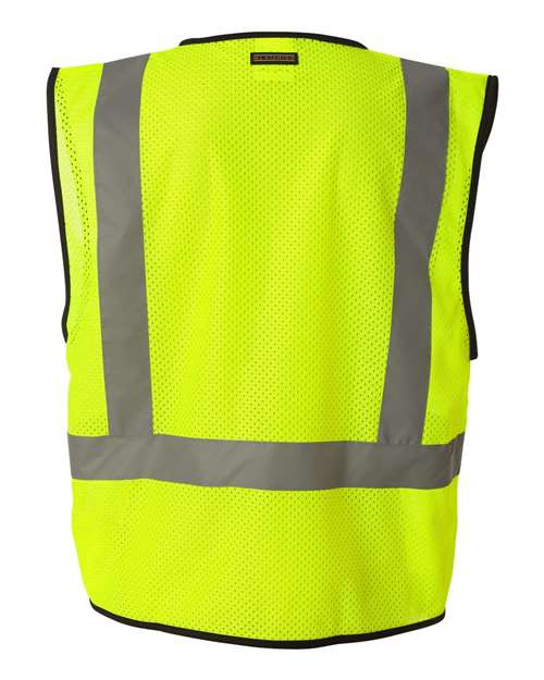 Unisex Economy Single Pocket Hook-and-Loop Mesh Vest