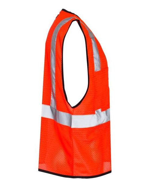Unisex Single Pocket Zipper Mesh Class 2 Vest