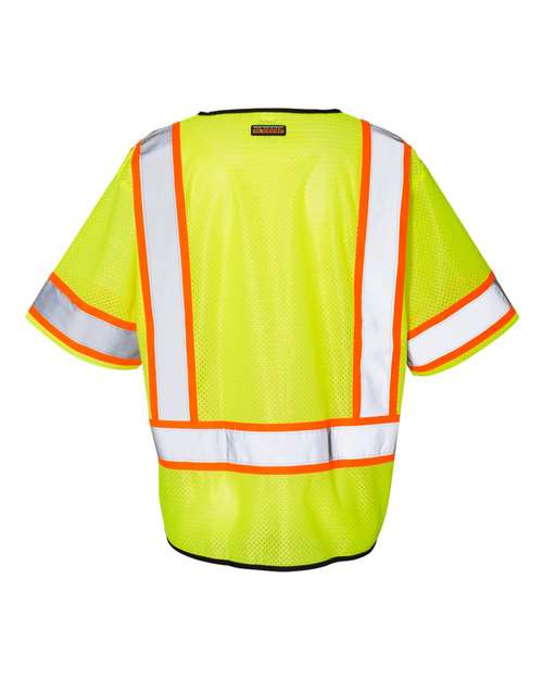 Unisex Class 3 Mesh Zippered Vest