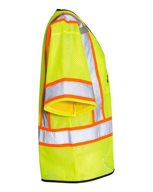 Unisex Class 3 Mesh Zippered Vest