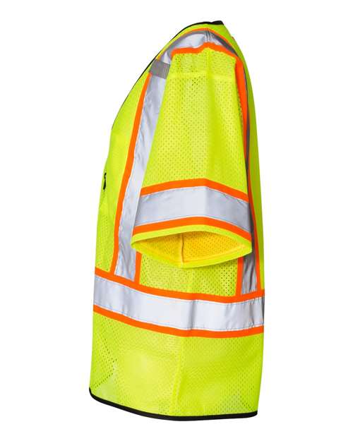 Unisex Class 3 Mesh Zippered Vest