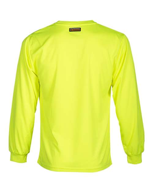 Unisex Microfiber Polyester Long Sleeve T-Shirt