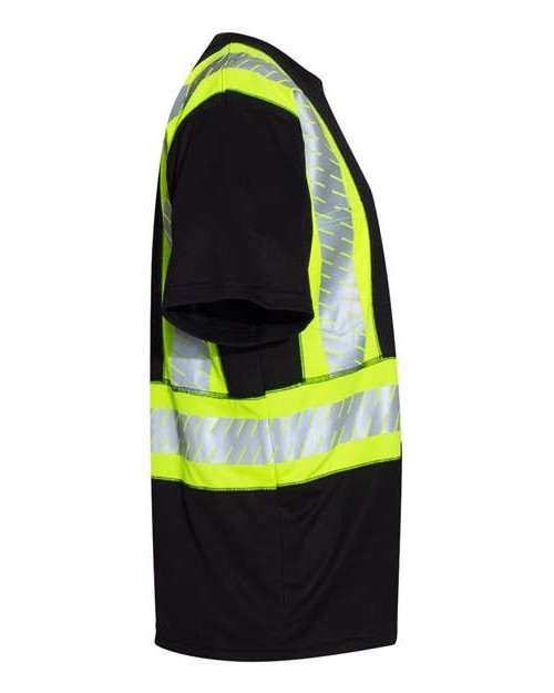 Unisex EV Series® Enhanced Visibility Contrast Pocket T-Shirt