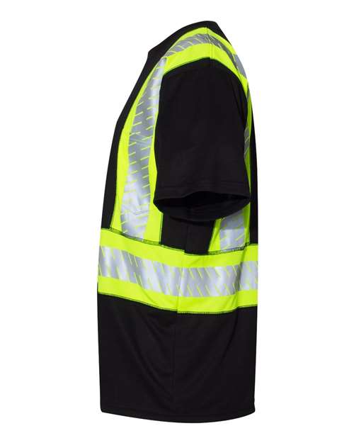 Unisex EV Series® Enhanced Visibility Contrast Pocket T-Shirt