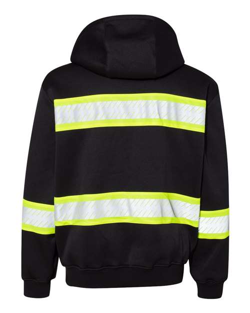 Men's EV Series® Enhanced Visibility Full-Zip Hooded Sweatshirt