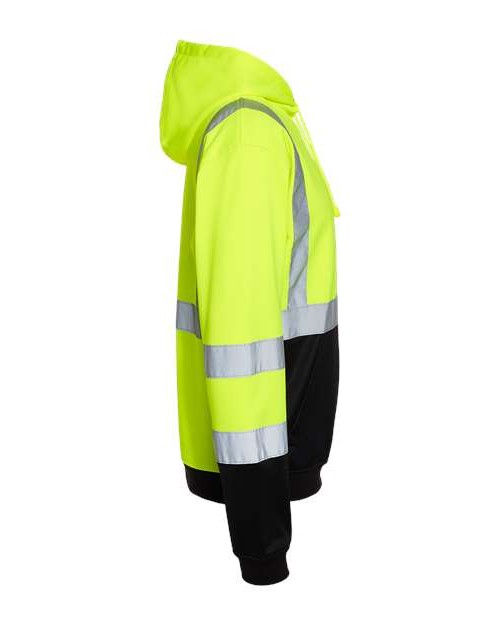 Unisex Hi-Vis Hooded Sweatshirt