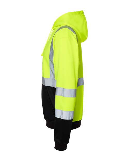 Unisex Hi-Vis Hooded Sweatshirt