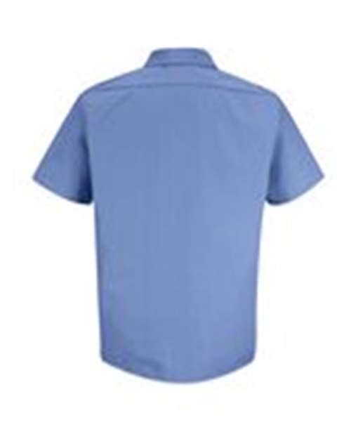 Men's Tall Industrial Stripe Short Sleeve Work Shirt