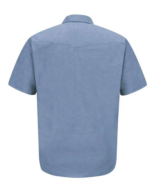 Men's Tall Deluxe Western Style Short Sleeve Shirt
