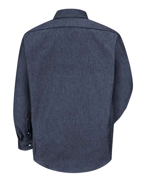 Men's Deluxe Denim Long Sleeve Shirt