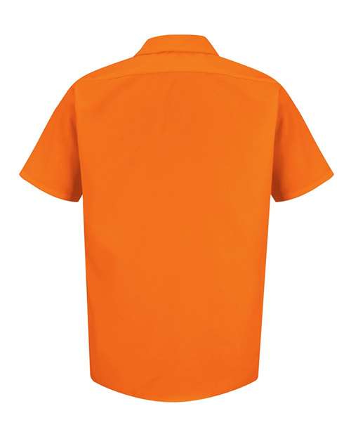 Men's Tall Enhanced Visibility Short Sleeve Work Shirt