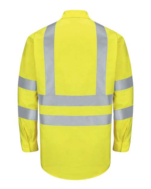 Men's Enhanced & Hi-Visibility Long Sleeve Work Shirt