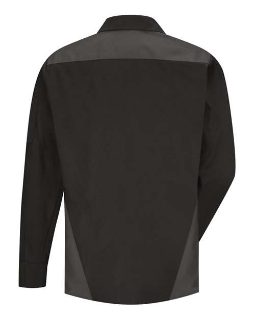 Men's Long Sleeve Tri-Color Shop Shirt