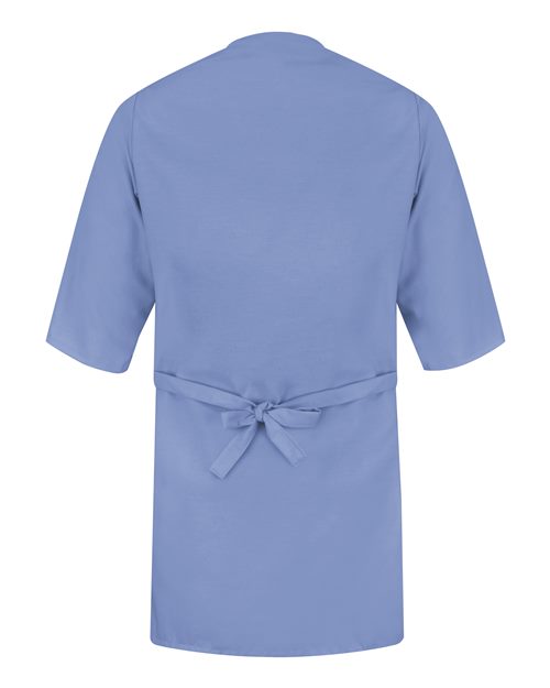 Men's Collarless Poplin Butcher Wrap